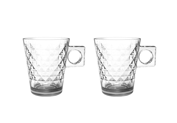 La Mediterranea Set 2 Tazas Café con Leche Lima Diamond 21 cl (36 Cajas)大変 La Mediterranea Set 2 Tazas Café con Leche Lima Diamond 21 cl (36 Cajas)大変