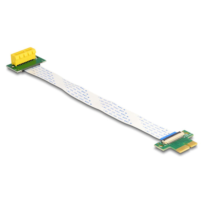 DeLOCK Tarjeta Riser PCI Express x1 con cable FPC de 15 cm, 90° DeLOCK Tarjeta Riser PCI Express x1 con cable FPC de 15 cm, 90°