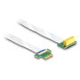 DeLOCK Tarjeta Riser PCI Express x1 con cable FPC de 15 cm, 90°