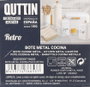 Quttin Bote Metal Cocina Pasta Retro (12 Unidades)