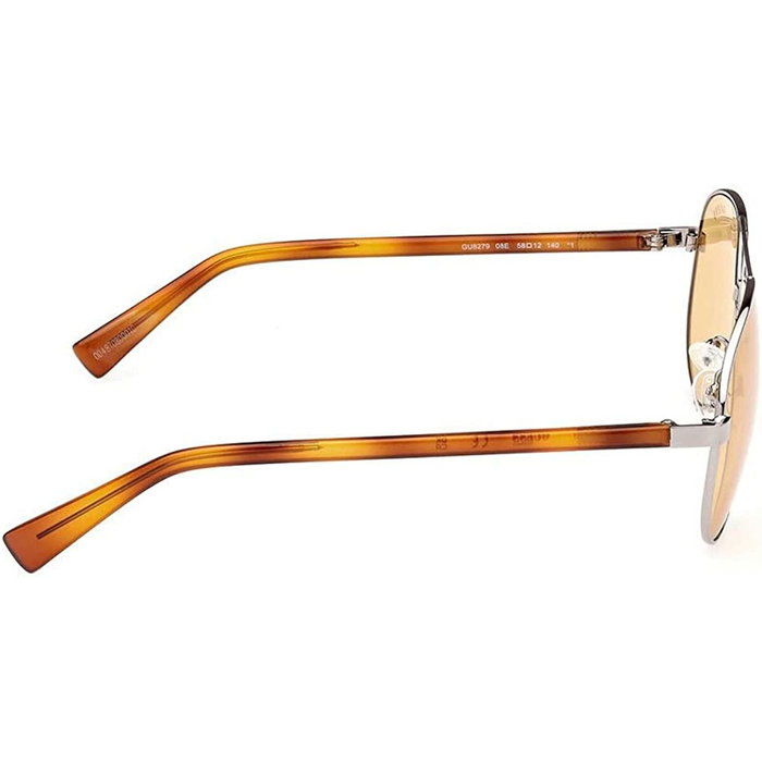 Guess GU8279 08E Gafas de Sol Aviador Plateado