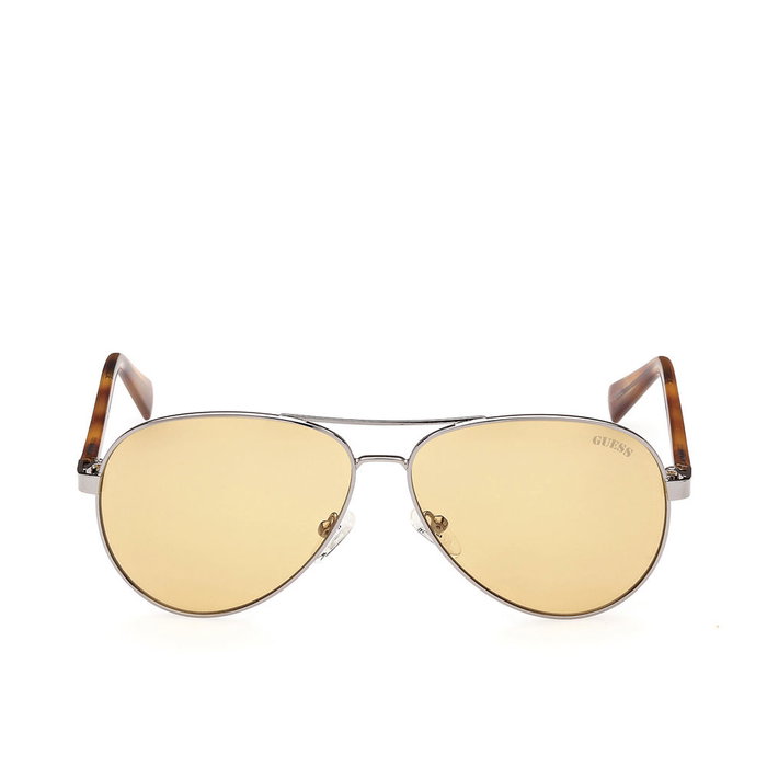 Guess Gafas Gafas de Sol Aviador GU8279 08E Unisex Montura Plateada Cristales Marrón 140 mm Guess Gafas Gafas de Sol Aviador GU8279 08E Unisex Montura Plateada Cristales Marrón 140 mm