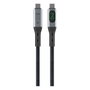 4smarts Cable DigitCord Enterprise USB4 Gen 2x2 40 Gbit/s 240W 1.5m Negro Gris