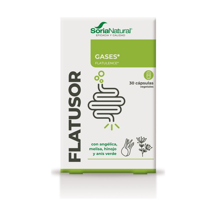 Soria Natural 17 C Flatusor Fórmula XXI 30 cápsulas Soria Natural 17 C Flatusor Fórmula XXI 30 cápsulas