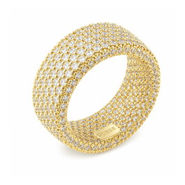 Guess JUBR04677JWYG54 Ring Infinity Dorado Talla 54
