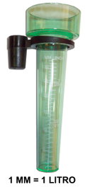 PLUVIA Pluviómetro con Soporte para Pie de Apoyo 33 mm 33L LM25-2