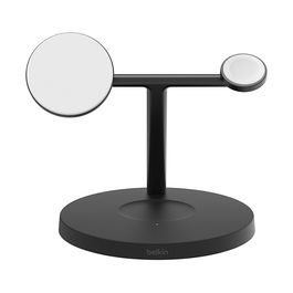 Belkin BoostCharge Pro 3-en-1 Estación de Carga Inalámbrica Qi2 15W Negro con Magsafe y Cable 1.5 m