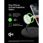 Belkin BoostCharge Pro WIZ032KQBK Cargador Inalámbrico 3 en 1 Negro