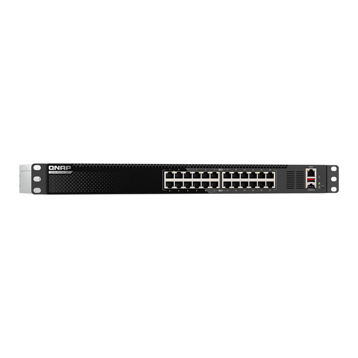 QNAP QSW-M3224-24T Switch Gestionado L3 10G Ethernet 24 Puertos 1U QNAP QSW-M3224-24T Switch Gestionado L3 10G Ethernet 24 Puertos 1U