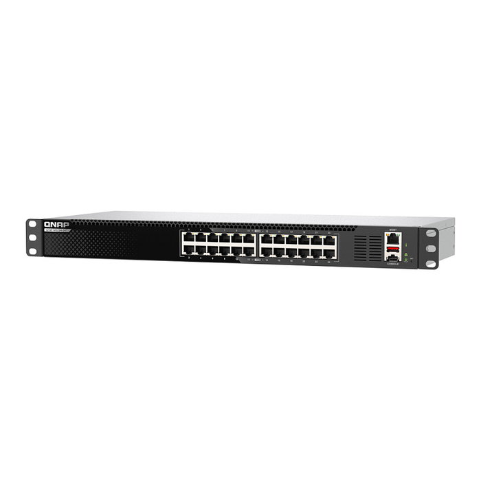 QNAP QSW-M3224-24T Switch Gestionado L3 10G Ethernet 24 Puertos 1U QNAP QSW-M3224-24T Switch Gestionado L3 10G Ethernet 24 Puertos 1U