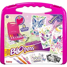 Lansay Blopens Mi Maleta Fantástica Juego de Arte y Manualidades con Estuches para Niños a Partir de 5 Años - LAN3181860241325