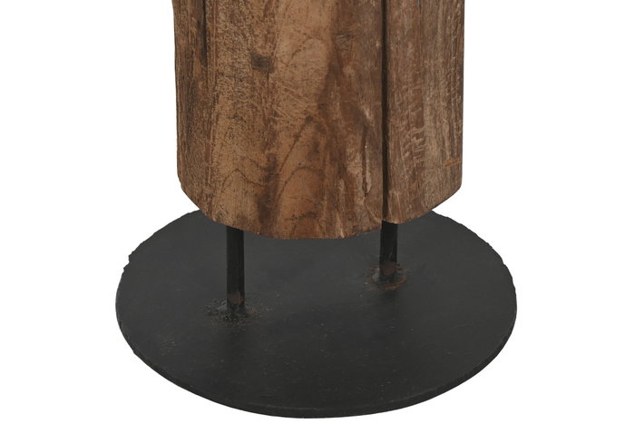 DKD Home Decor Columna de Teca Maciza 22x22x176 cm
