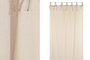 DKD Home Decor Cortina de Algodón 140x260 cm con Trabillas y Lazos