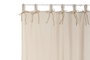 DKD Home Decor Cortina Nature23 Cottage 140 x 260 x 260 cm Algodón Poliéster Natural