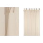 DKD Home Decor Cortina de Algodón 140x260 cm con Trabillas y Lazos