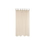 DKD Home Decor Cortina de Algodón 140x260 cm con Trabillas y Lazos