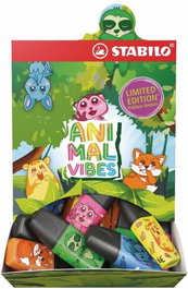 STABILO BOSS MINI ANIMAL VIBES con expositor de 50 unidades