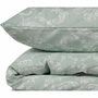 Juego de cama verde con funda nórdica 220x240 cm y 2 fundas de almohada 60x60 cm