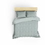 Juego de cama verde con funda nórdica 220x240 cm y 2 fundas de almohada 60x60 cm