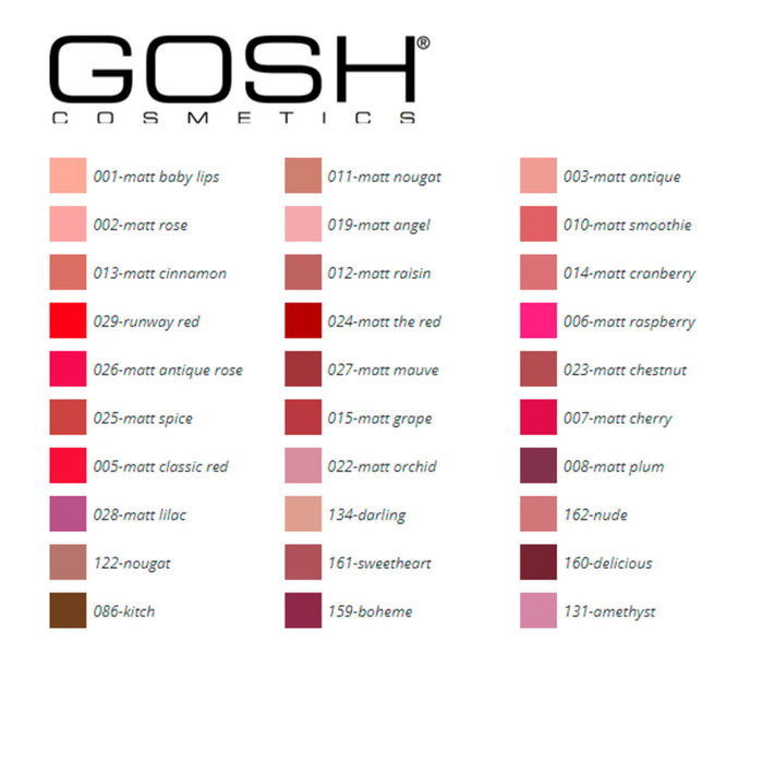 Gosh Velvet Touch Lápiz Labial Cremoso 161 Cariño