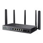 TP-Link Omada DR3650v-4G Router de Sobremesa Gigabit con Wi-Fi 6 AX3000, 4G LTE, DSL, 4 Puertos LAN, 2 USB 3.2, Negro