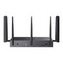 TP-Link Omada DR3650v-4G Router de Sobremesa Gigabit con Wi-Fi 6 AX3000, 4G LTE, DSL, 4 Puertos LAN, 2 USB 3.2, Negro