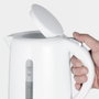 SEVERIN Hervidor eléctrico inalámbrico 1,7 L WK4325, base giratoria 360°, resistencia oculta, fácil limpieza, blanco