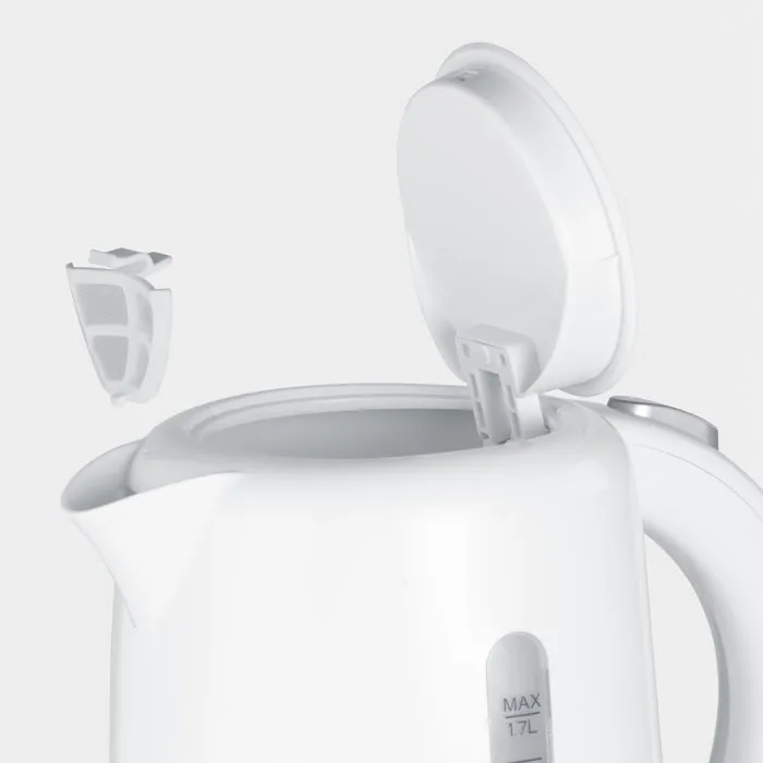 Severin WK4325 Hervidor eléctrico inalámbrico de 1,7 L, Blanco