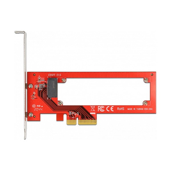 DeLOCK PCI Express x4 Karte zu 1 x EDSFF E1.S Slot - Low Profile Formfaktor, PCIe 4.0