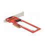 DeLOCK PCI Express x4 Karte zu 1 x EDSFF E1.S Slot - Low Profile Formfaktor, PCIe 4.0