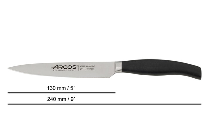 ARCOS Cuchillo de verduras con hoja de acero inoxidable 130 mm