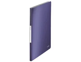 Leitz Carpeta Escaparate Style 40 fundas Azul titan DIN A4
