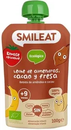 Smileat Pouch Leche Almendras Cacao Fresa 100G Eco
