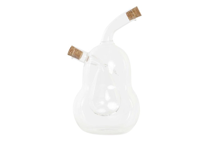 DKD Home Decor Aceitera y Vinagrera de Borosilicato Transparente 540 ml