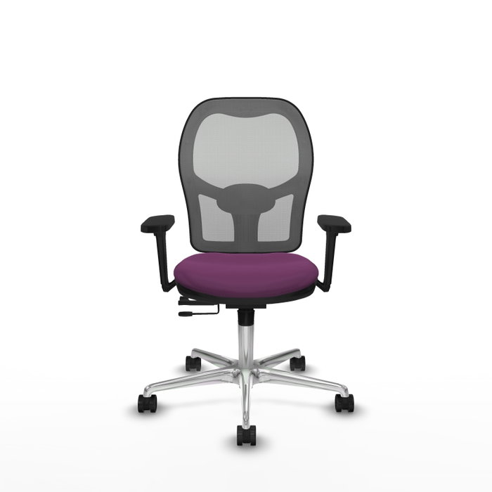 PIQUERAS Y CRESPO Silla de oficina Jorquera con mecanismo Sincro/Traslack, Morado y Gris PIQUERAS Y CRESPO Silla de oficina Jorquera con mecanismo Sincro/Traslack, Morado y Gris