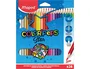 Maped Lápices de Colores Triangulares de 24 Unidades Colores Surtidos