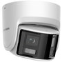 Hikvision Cámara IP Turret 4MP Panoramic AcuSense 2.8mm IR30 WDR H.265+ IP67 PoE Audio Alarma Micrófono Luz Disuasoria