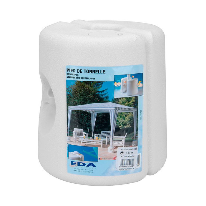 Eda Soporte para Carpa Rellenable 8 Litros Ø24 x 25,5 cm Ajustable