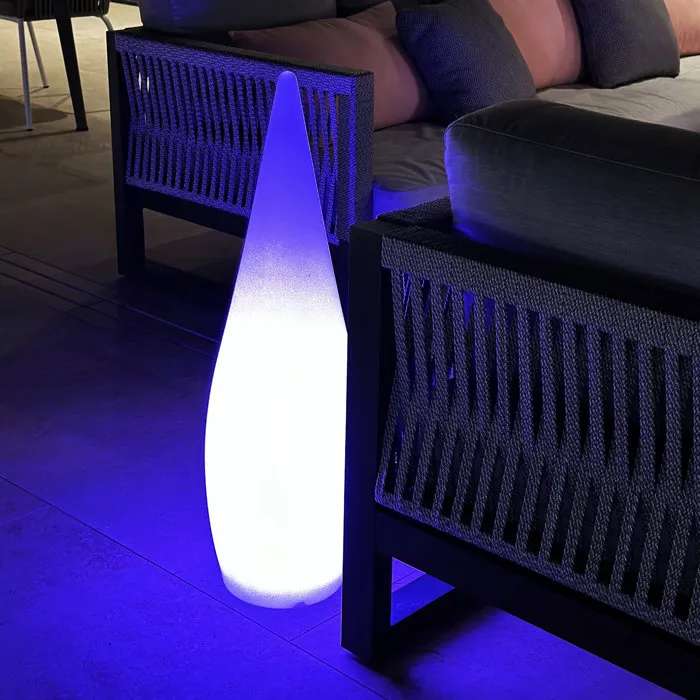 LUMISKY CLASSY C80 Lámpara de pie inalámbrica LED multicolor 80 cm con mando