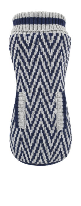 Nayeco Jersey de Punto Birmingham 50cm Azul Marino y Gris Nayeco Jersey de Punto Birmingham 50cm Azul Marino y Gris
