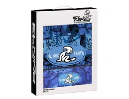 Set de Regalo El Niño Roller Azul Negro 2 Piezas