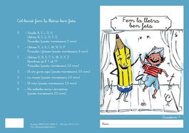 Cuaderno Rebost (Cat.) Fem La Lletra Ben Feta Minusculas Nº 1 (Set de 5)