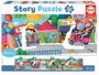 Educa Puzzle Vehículos En La Ciudad Story Puzzle de 26 piezas