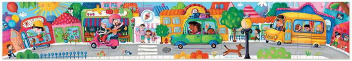 Educa Puzzle Vehículos En La Ciudad Story Puzzle de 26 piezas