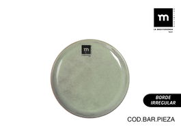 La Mediterranea Plato Macarella Green 16x16 cm (24 Unidades)