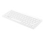 HP Teclado Compacto Inalámbrico Multi-Dispositivo Blanco para Escritorio, Portátil, Tablet o Teléfono