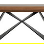 Mesa Centro Madera-Metal Salón 110 X 60 X 41 cm