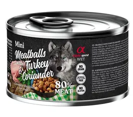 Alpha Spirit Albondigas Pavo Con Cilantro 6x200 gr