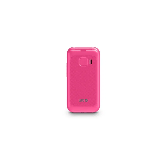 SPC WILD Teléfono Móvil Básico 4G sin Internet, Pantalla 2.8", Juego Snake, Radio FM, Linterna, Cámara, Batería Larga Duración, Color Rosa, Diseño Tipo Concha