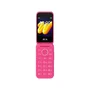 SPC WILD Teléfono Móvil Básico 4G sin Internet, Pantalla 2.8", Juego Snake, Radio FM, Linterna, Cámara, Batería Larga Duración, Color Rosa, Diseño Tipo Concha